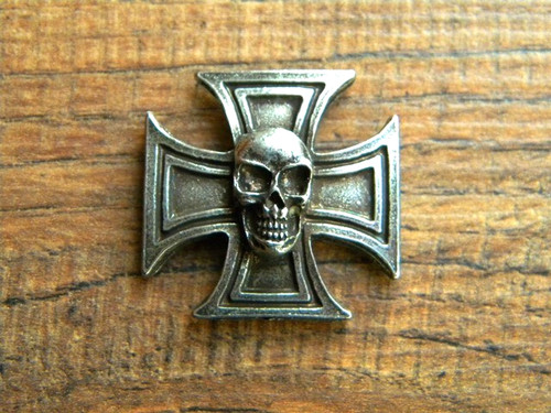 Iron cross skull - iron, vest