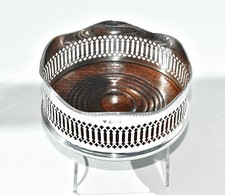 Superb Solid Silver, Magnum / Champagne/Wine Bottle Coaster, J,B Chatterley 216g