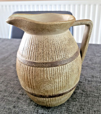 Vintage 1950s Dee Cee Hartrox Yorkshire Stoneware Barrel Jug E437