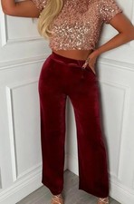 Ladies Pink Boutique Burgundy
