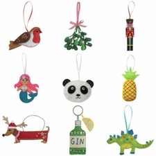 Trimits Felt Sewing Kit Hanging Christmas Decoration Beginners Kids Craft Choose