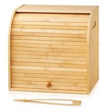 Layer bamboo bread bin - bread,