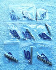 FORD ST METAL GRILL BADGE KITS x 9 FIESTA MONDEO FOCUS JOB LOT