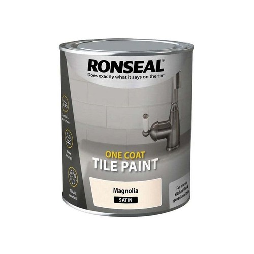 Ronseal tile paint magnolia - ronseal,