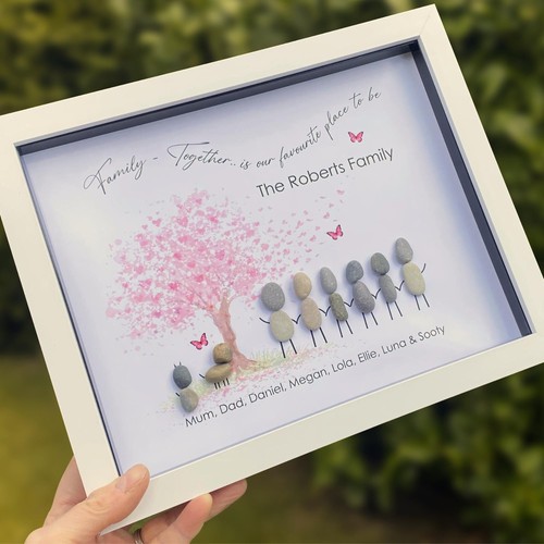 Personalised pebble picture - pebble,