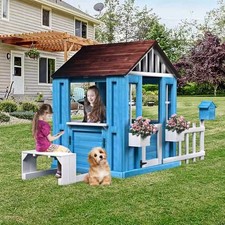 Outdoor Playhouse, Wooden Kids
