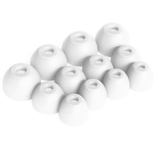 12 x Silicone EarBuds Ear Tips For Sony WF-C500 Earphones in White