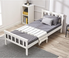 Bed Frame Single Wooden Shaker