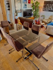 Pieff Epee Table W/ Six Pieff