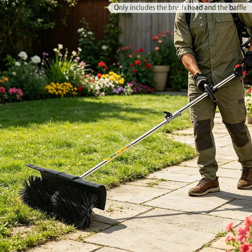 Gas power sweeper - power, bristle