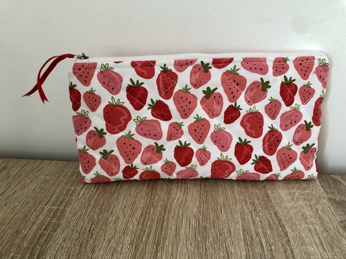 Handmade quilted strawberry - handmade,