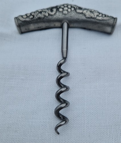 Vintage metal corkscrew wine - vintage,
