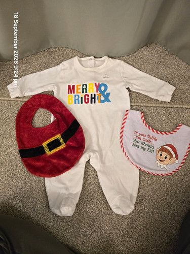 Baby christmas 3pc - set, 0-3