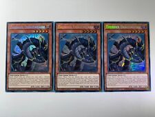 3 x Thunder Dragondark RA03-EN018 Secret Rare 1st Edition YuGiOh Playset