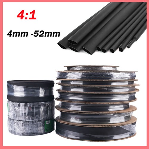 Black adhesive heat shrink - black,