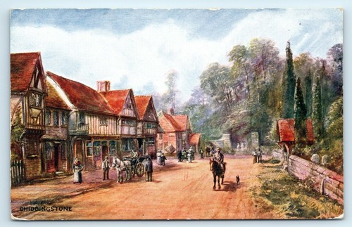 Postcard chiddingstone water - chiddingstone,