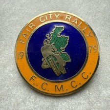 MCC Motorcycle Club Rally Badge.