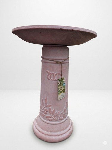 Terracotta bird bath william - terracotta,