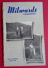 A VINTAGE MILWARDS FISHING CATALOGUE FOR SCARCE 1955 INTERIM EDITION
