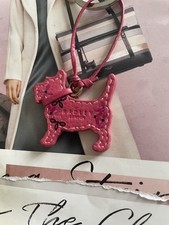 Radley Pink Leather Dog Tag /