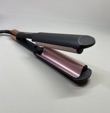 Hair Crimper Double Barrel Ionic Wavy Mini Curling Iron Curler Wand Deep Waves