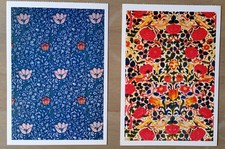 Two fine art postcards -