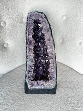 Beautiful 16” Tall Amethyst Tower Geode With Deep Purple Crystals 