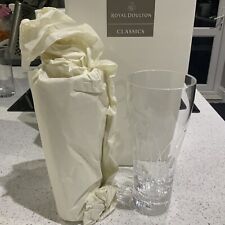 Pair Of royal doulton highball glasses 19cm