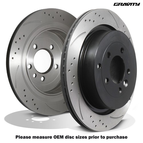 Rear drilled grooved 350mm - rear,