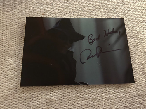 Bert rosario signed 4x6 - 4x6, blade