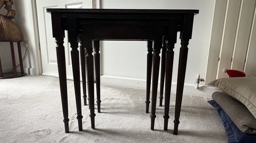 Antique nest tables - of, set