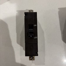 CRABTREE C50 SINGLE POLE MCB 5A BROWN BAKELITE