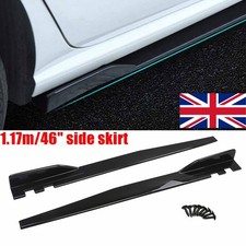 46" For Ford Fiesta ST MK5 6 Mk7 MK7.5 Side Skirts Extension Splitter Gloss UK