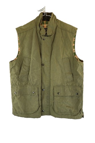 Field green wax gilet - pg,