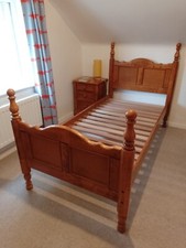 WILLIS AND GAMBIER TWIN BEDS & SIDE CUPBOARD