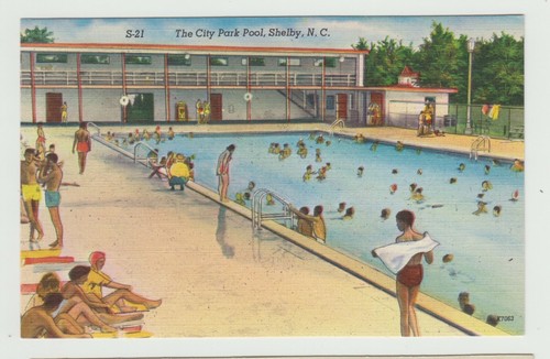 The city park pool - park, pool,