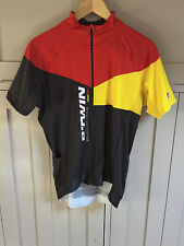 BTwin Belgium Team men's cycle jersey | Black/Yellow/Red | Large |
