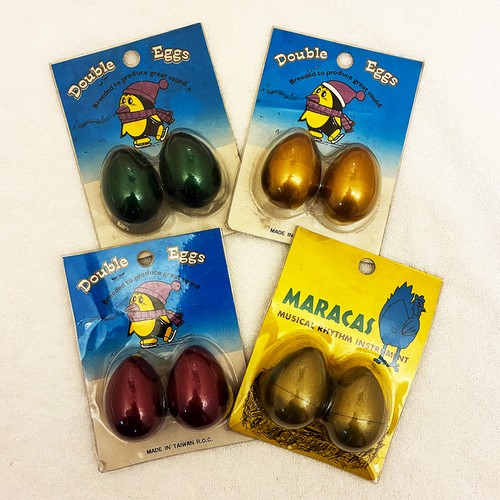 Maracas egg shaped - egg,