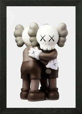 Kaws Figure Framed Wall Art