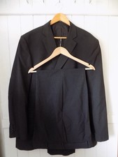 mens MARKKS & SPENCER CHARCOAL SUIT SIZE 48"L CHEST 42" WAIST 33" LEG