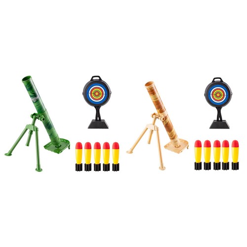 Mortar launcher toy set rocket - mortar,