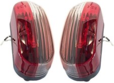 2x Red White LED Corner Side Marker Lights Lamps Camper Caravan Motorhome