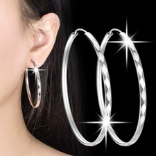 925 Sterling Silver Big Circle
