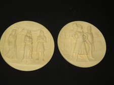 2 Bradford Exchange Plate Plates Carmen Museo Tealrale alla Scala Egyptian (C373