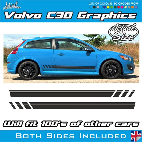 Volvo c30 s40 side stripes - volvo,