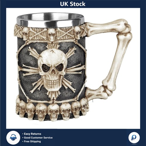 Gothic skulls tankard mug - gothic,