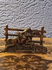 Vintage Cast BRASS LETTER RACK