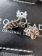 TROLLBEADS 2016 LUCKY CLOVER SET LOCK & SILVER CLOVER BEAD, RARE FIND BRAND NEW!