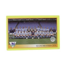 Merlin FA Premier League 1994 Manchester City Team Photo Sticker # 174 Man City