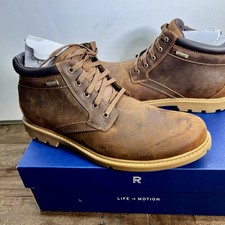 Rockport Rugged Bucks Waterproof Men's Boots- Size 12 Brown